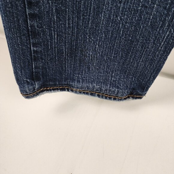 Silver Jeans Mens 34x30 Blue Zac Straight Leg Denim Altered Hem - Picture 6 of 11